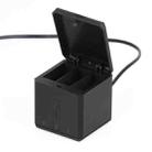 RUIGPRO USB Triple Batteries Housing Charger Box with Cable & Indicator Light for GoPro HERO9 Black / HERO10 Black(Black) - 3