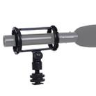 BOYA BY-C04 Camera Microphone Shockmount with Hot Shoe Mount for PVM1000 PVM1000L Microphone(Black) - 1