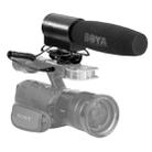 BOYA BY-DMR7 Shotgun Condenser Broadcast Microphone with LCD Display & Integrated Flash Recorder for Canon / Nikon / Sony DSLR Cameras and Video Cameras(Black) - 1