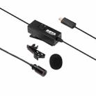 BOYA BY-GM10 Micro 5 Pin Omni-directional Audio Lavalier Condenser Microphone with Tie Clip for GoPro HERO4 /3+ /3(Black) - 2