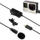 BOYA BY-GM10 Micro 5 Pin Omni-directional Audio Lavalier Condenser Microphone with Tie Clip for GoPro HERO4 /3+ /3(Black) - 6