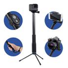 Anti-skid Extendable Self-portrait Handheld Diving Telescopic Monopod Holder Set with Phone Remote Controller & Tripod & Phone Holder for GoPro & Xiaoyi Camera & Smartphones, Full Length Max: about 1m(Blue) - 1