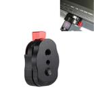 Mini Quick Release Plate for LCD Monitor Magic Arm LED light Camera Camcorder Rig(Black) - 1