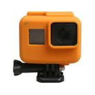 Original for GoPro HERO5 Silicone Border Frame Mount Housing Protective Case Cover Shell(Orange) - 1