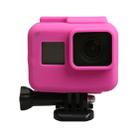 Original for GoPro HERO5 Silicone Border Frame Mount Housing Protective Case Cover Shell(Pink) - 1