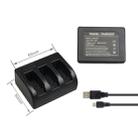 For GoPro HERO5 AHDBT-501 Travel Charger with V8 Port & USB-C / Type-C Port & LED Indicator Light - 6