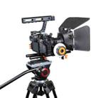 YELANGU YLG1105A A7 Cage Set Include Video Camera Cage Stabilizer / Follow Focus / Matte Box for Sony GH4 / A7S / A7 / A7R / A72 / A7RII / A7SII / A6000 / A6500 / A6300 / A7R3 / A7S3 / A7R4  (Orange) - 7