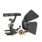 YELANGU YLG1105A A7 Cage Set Include Video Camera Cage Stabilizer / Follow Focus / Matte Box for Sony GH4 / A7S / A7 / A7R / A72 / A7RII / A7SII / A6000 / A6500 / A6300 / A7R3 / A7S3 / A7R4  (Orange) - 8