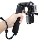 TMC HR391 Shutter Trigger Floating Hand Grip / Diving Surfing Buoyancy Stick with Adjustable Anti-lost Hand Strap for GoPro HERO4 /3+ /3, Xiaomi Xiaoyi Sport Camera(Black) - 1