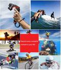 TMC HR391 Shutter Trigger Floating Hand Grip / Diving Surfing Buoyancy Stick with Adjustable Anti-lost Hand Strap for GoPro HERO4 /3+ /3, Xiaomi Xiaoyi Sport Camera(Black) - 5