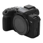 For Canon EOS R10 Soft Silicone Protective Case (Black) - 1