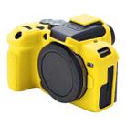 For Canon EOS R10 Soft Silicone Protective Case (Yellow) - 1