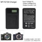 Digital LCD Display Battery Charger with USB Port for Sony NP-FZ100 Battery, Compatible with Sony A9 (ILCE-9) - 4