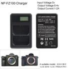 Dual Channel Digital LCD Display Battery Charger with USB Port for Sony NP-FZ100 Battery, Compatible with Sony A9 (ILCE-9) - 4