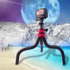 Mini Octopus Flexible Tripod Holder with Phone Clamp for iPhone, Galaxy, Huawei, GoPro Hero11 Black  / HERO10 Black / HERO9 Black / HERO8 Black /7 /6 /5 /5 Session /4 Session /4 /3+ /3 /2 /1, Xiaoyi and Other Action Cameras - 1