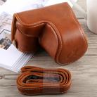 Full Body Camera PU Leather Case Bag with Strap for Sony A5100 (Brown) - 1