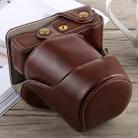 Full Body Camera PU Leather Case Bag with Strap for Fujifilm X-A5 (Coffee) - 4