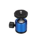 Mini 360 Degree Rotation Panoramic Metal Ball Head for DSLR & Digital Cameras (Blue) - 1