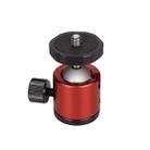 Mini 360 Degree Rotation Panoramic Metal Ball Head for DSLR & Digital Cameras (Red) - 1