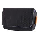 Rhombus Texture Nylon Camera Case Bag for Canon, Sony, Nikon, Micro Single,Digital Cameras, Size:12.5×7.5×4cm(Black) - 1