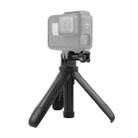 GP446 Multifunctional Mini Fixed Tripod for GoPro Hero11 Black / HERO10 Black /9 Black /8 Black /7 /6 /5 /5 Session /4 Session /4 /3+ /3 /2 /1, DJI Osmo Action and Other Action Cameras(Black) - 2