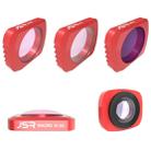 JSR 5 in 1 CR Super Wide Angle Lens 12.5X Macro Lens + CPL Lens + Star + ND16 Lens Filter Set for DJI OSMO Pocket - 1