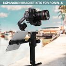 Sunnylife RO-Q9153 Handle Grip Extension Bracket Clamp with Mounting Adapter for DJI RONIN-S Gimbal(Black) - 3