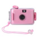 SUC4 5m Waterproof Retro Film Camera Mini Point-and-shoot Camera for Children (Pink) - 1