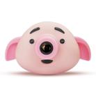 Cartoon Pig 0.3 Mega Pixel Dual-Camera 1.8 inch Screen Digital Camera for Children(Pink) - 1