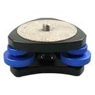 DLEV-3838 Precision Bubble Level Leveling Base Tripod Head Plate with 3/8 inch Screw & 3 Adjustment Dials for Tripod Mount - 1