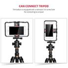 YELANGU YLG0901B Vlogging Live Broadcast Smartphone Plastic Cage Video Rig Filmmaking Recording Handle Stabilizer Bracket for iPhone, Galaxy, Huawei, Xiaomi, HTC, LG, Google, and Other Smartphones(Black) - 7