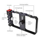 YELANGU YLG0901B Vlogging Live Broadcast Smartphone Plastic Cage Video Rig Filmmaking Recording Handle Stabilizer Bracket for iPhone, Galaxy, Huawei, Xiaomi, HTC, LG, Google, and Other Smartphones(Black) - 8