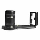 1/4 inch Vertical Shoot Quick Release L Plate Bracket Base Holder for FUJIFILM X-E3 (Black) - 2