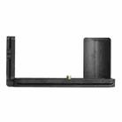 1/4 inch Vertical Shoot Quick Release L Plate Bracket Base Holder for FUJIFILM X-E3 (Black) - 3