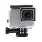For GoPro HERO7 White /Silver Skeleton Housing Side Hollow Protective Case with Buckle Basic Mount & Screw(Transparent) - 1