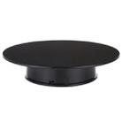 25cm 360 Degree Electric Rotating Turntable Display Stand Video Shooting Props Turntable for Photography, Load 3kg, Powered by Battery(Black) - 1