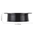 20cm 360 Degree Electric Rotating Turntable Display Stand Photography Video Shooting Props Turntable, Load 1.5kg, Powered by Battery & USB(Black) - 5