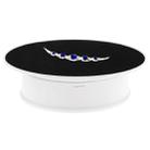 20cm 360 Degree Electric Rotating Turntable Display Stand Photography Video Shooting Props Turntable, Load 1.5kg, Powered by Battery & USB(White + Black) - 1