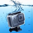 RUIGPRO for GoPro HERO8 Black 45m Waterproof Housing Protective Case with Buckle Basic Mount & Screw(Transparent) - 1