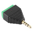 3.5mm Male Plug 4 Pole 4 Pin Terminal Block Stereo Audio Connector - 3