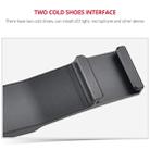 YELANGU YLG0702A Dual Cold Hot Shoe Mount Adapter Aluminum Alloy Extension Bracket (Black) - 8