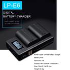 LP-E6 Digital Camera SLR Battery Digital LCD Charger for Canon Series - 2