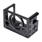 YELANGU C10 Housing Shell CNC Aluminum Alloy Protective Cage with Screw & Base Adapter for Sony RX0 II(Black) - 1