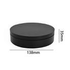 13.8cm USB Charging Smart 360 Degree Rotating Turntable Display Stand Video Shooting Props Turntable for Photography, Load 3kg(Black) - 2