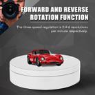 13.8cm USB Charging Smart 360 Degree Rotating Turntable Display Stand Video Shooting Props Turntable for Photography, Load 3kg(Black) - 14