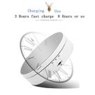 13.8cm Mirror Style USB Charging Smart 360 Degree Rotating Turntable Display Stand Video Shooting Props Turntable for Photography, Load 3kg(White) - 7