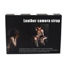 Quick Release Anti-Slip Dual Shoulder Leather Harness Camera Strap with Metal Hook for SLR / DSLR Cameras(Black) - 14