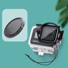 RUIGPRO for GoPro HERO8 58mm Filter Adapter Ring + Waterproof Case with Lens Cap - 1