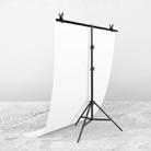 100x200cm T-Shape Photo Studio Background Support Stand Backdrop Crossbar Bracket Kit with Clips, No Backdrop - 1