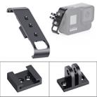 Aluminum Alloy Heat Cooling Side Interface Cover with Cold Shoe Mount & Tripod Adapter for GoPro HERO8 (Black) - 1